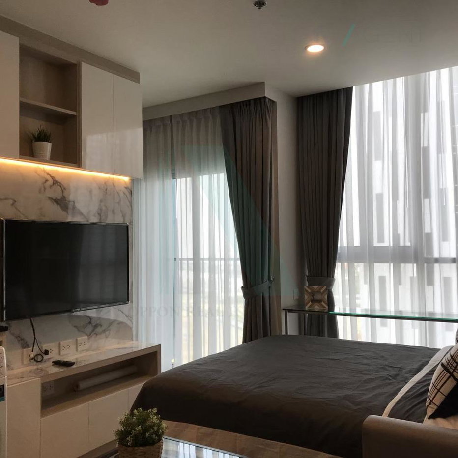 picture 🎉 For rent condo NOBLE REVOLVE RATCHADA Building 1, Floor 28,Studio, Room size 23.00 sqm - 4/8