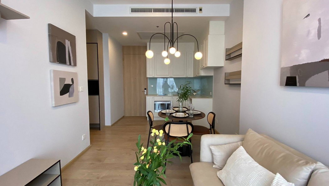 รูป Call : 097-926-4469 Condo Noble BE19 ใกล้ BTS อโศก 52.07 ตารางเมตร 2 นอน 2 น้ำ ทิศเหนือ ชั้น19 (เฉพาะชั้นนี้ มีสวนส่วนตัว) เพิ่งตกแต่งเสร็จ พร้อมอยู่ - รูปที่ 1/14