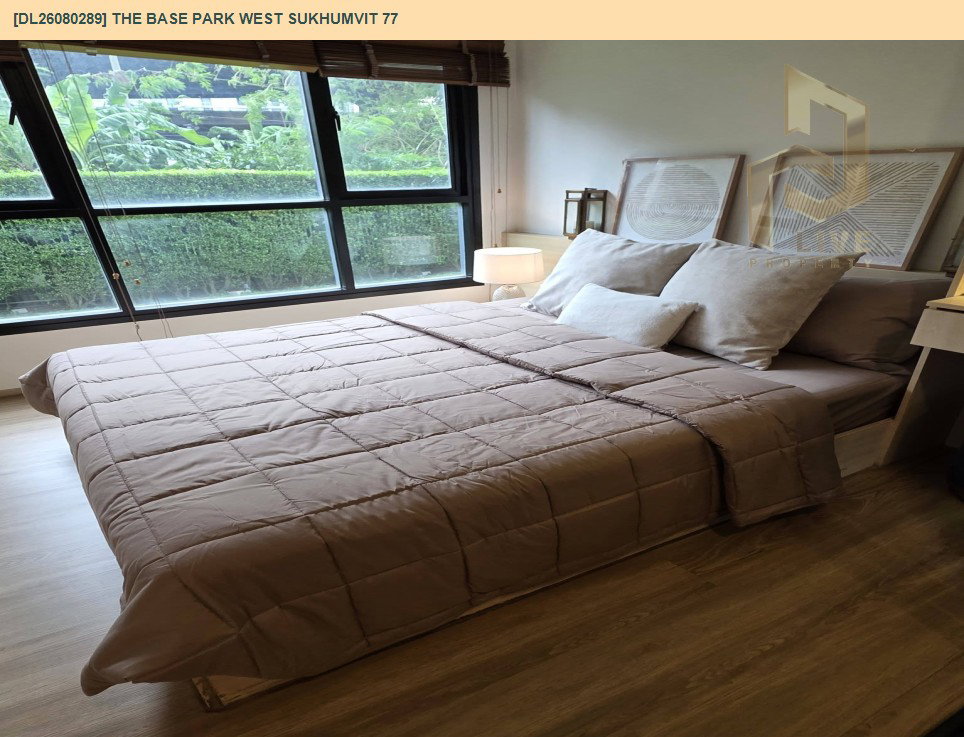 รูป DL26080289 ให้เช่าคอนโด เดอะ เบส พาร์ค เวสต์ สุขุมวิท 77 (The Base Park West Sukhumvit 77) ใกล้ BTS อ่อนนุช พร้อมเข้าอยู่ โทรด่วน 0638692663 LineID @952jdxxk - รูปที่ 3/21