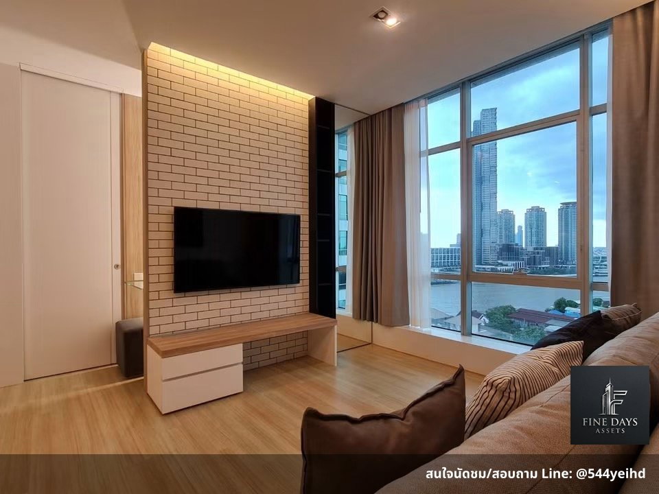 picture 🔥 FD-084081 | CORNER UNIT WITH CHAO PHRAYA RIVER VIEW  🏢 Baan Sathorn Chaophraya 🌊 Beautiful panoramic Chao Phraya River view - 8/8