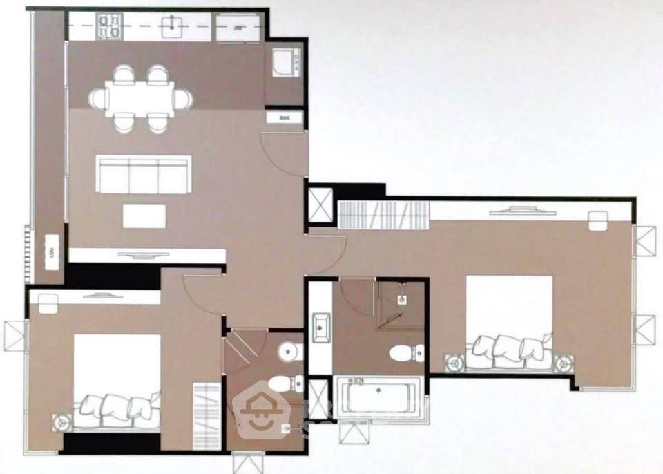 picture 18th-Floor 2-BR Rhythm Sukhumvit 36-38, 300m To BTS Thong Lor (ID 3168157) - 19/28