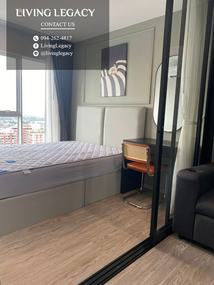 รูป T8UF4J เช่าด่วน คอนโด Regent Home Bangna 28 ตร.ม. ชั้น 27 | 12,000 บาท/เดือน | LINE: @livinglegacy - รูปที่ 2/9