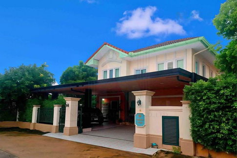 ขายบ้านเดี่ยว โครงการ ภัสสร 7 รัตนาธิเบศร์ 2 ชั้น 3 ห้องนอน 2 ห้องน้ำ