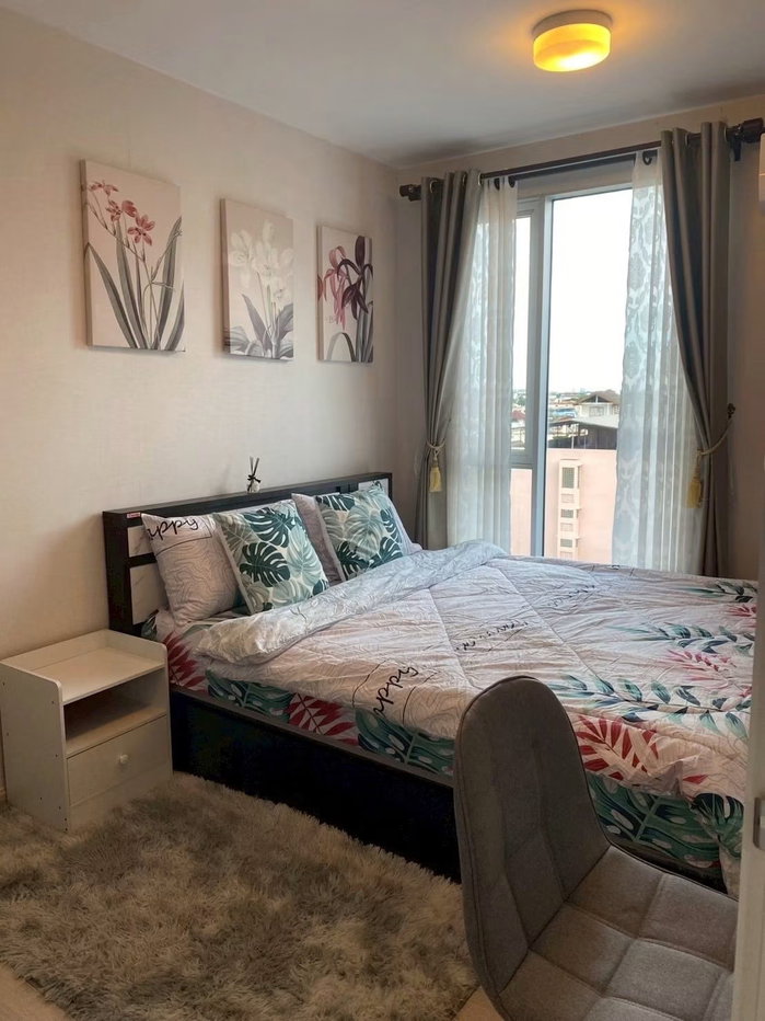รูป คอนโดให้เช่าPlum condo InterchangeRAM60 27ตรม.ใกล้รถไฟฟ้าสายสีเหลือง สถานีลำสาลี ชั้น8  ห้องมุมไม่ติดใคร วิวถนน  - รูปที่ 1/18