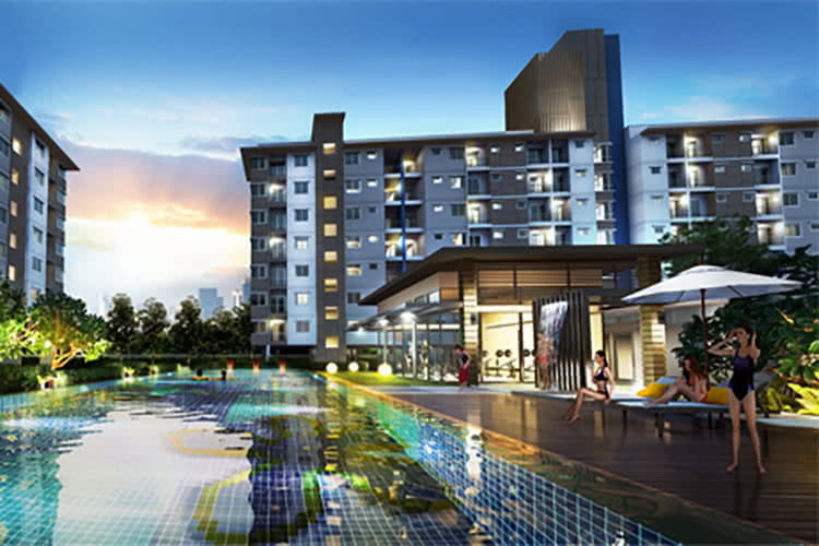 รูป 1271CRH♛เช่า คอนโดห้องสตูดิโอ♙ศุภาลัย ซิตี้ รีสอร์ท รัชดา-ห้วยขวาง♜MRTห้วยขวาง∞099-5919653,065-9423251🜲Line@sureresidence - รูปที่ 15/19