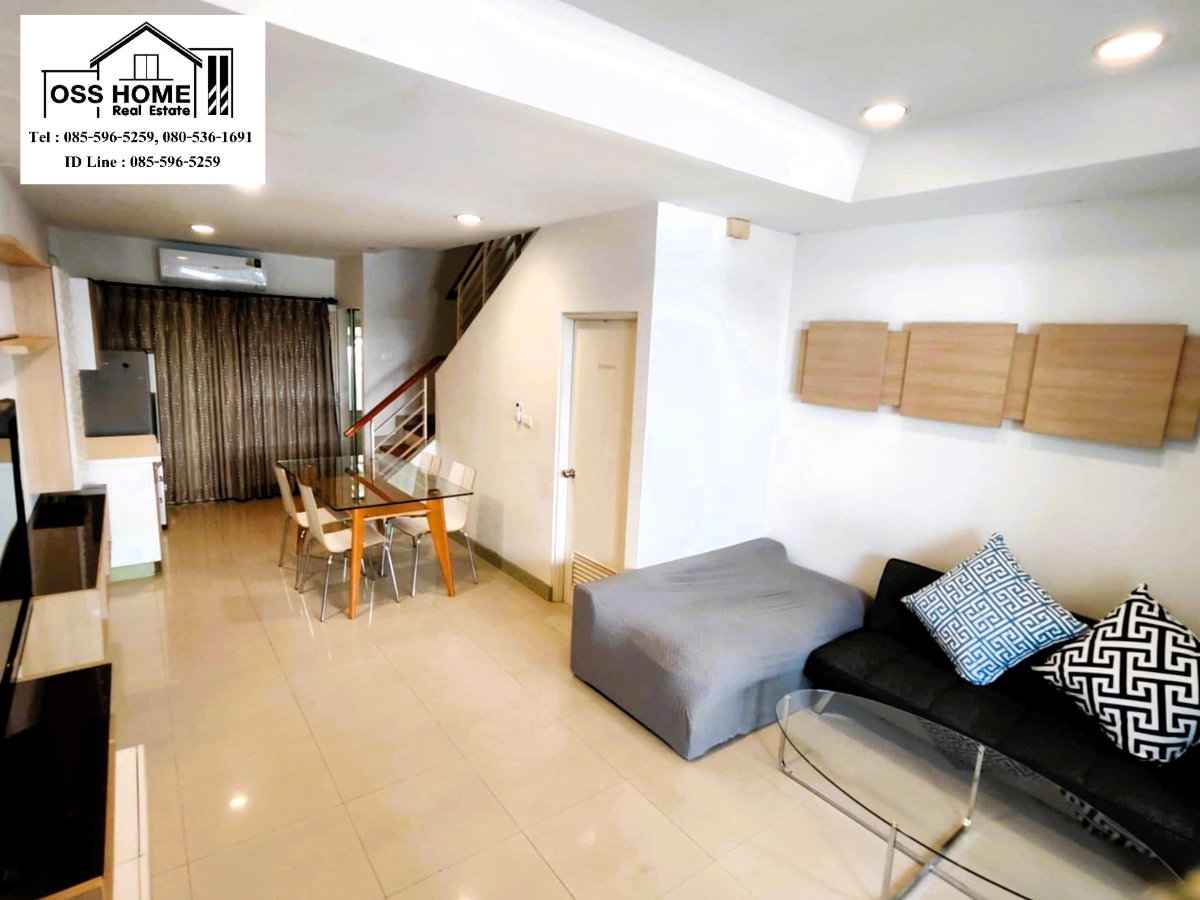 รูป KT386 ให้เช่าทาวน์โฮม 3 ชั้น บ้านกลางเมือง เดอะปารีส พระราม 9 รามคำแหง ซอยกรุงเทพกรีฑา 7 ออกได้ทั้งซอยกรุงเทพกรีฑา 7 และรามคำแหง 60 ใกล้รถไฟฟ้า - รูปที่ 2/10