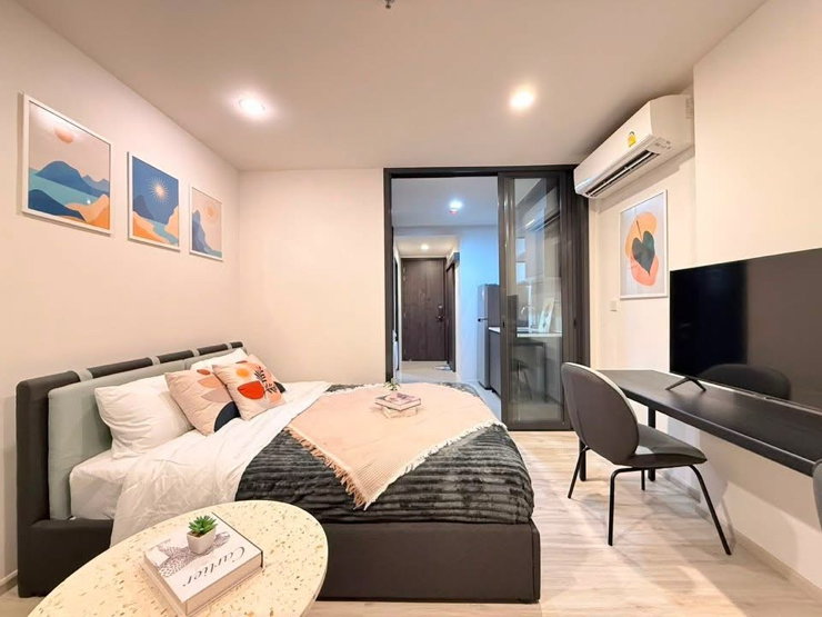 picture 📍XT HUAIKHWANG✨ Fully Furnished (1Bed 1Bath) Area 30 SQM. Fl.7 Building A✨Rent 16,000/month ✅ 𝐋𝐢𝐧𝐞 : @𝐬𝐚𝐧𝐡𝐚𝐩𝐫𝐨𝐩𝐞𝐫𝐭𝐲📲095-6922871 - 4/18