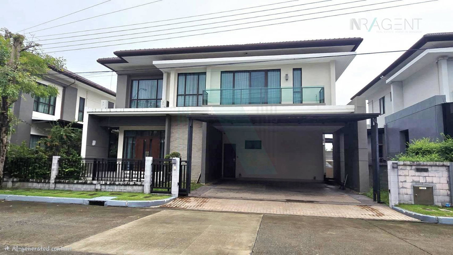 รูป 📌 ให้เช่าบ้านเดี่ยว 2 ชั้น เดอะ ซิตี้ พัฒนาการ 4 ห้องนอน 4 ห้องน้ำ - รูปที่ 1/8