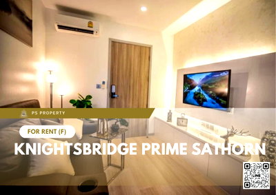 คอนโดให้เช่า : ให่เช่า🔥Knightsbridge Prime Sathorn🔥 วิวเมืองสาทร+สวนลอยฟ้า เดินทางสะดวกใกล้ BTS ช่องนนทรี