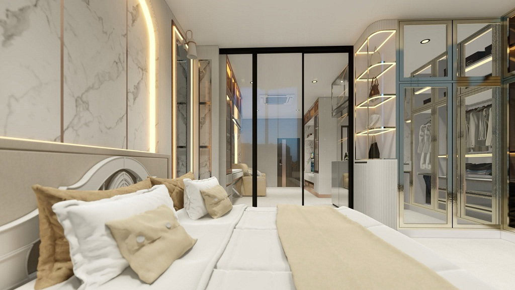รูป **ศุภาลัย ไอคอน สาทร | 1 Bedroom 45 ตร.ม. ชั้น 20** ห้องแต่งครบ และอยู่ในทำเล CBD ใกล้ทั้งสถานทูตออสเตรเลีย, สวนลุมพินี และ One Bangkok - รูปที่ 1/20