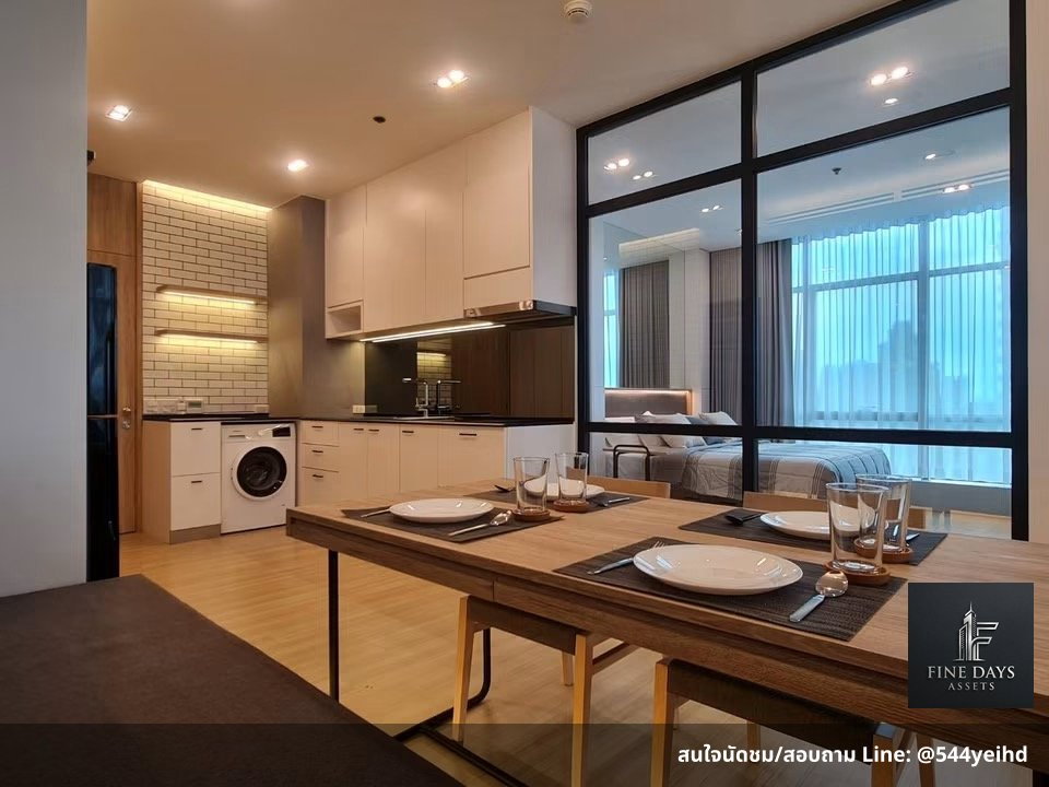picture 🔥 FD-084081 | CORNER UNIT WITH CHAO PHRAYA RIVER VIEW  🏢 Baan Sathorn Chaophraya 🌊 Beautiful panoramic Chao Phraya River view - 7/8