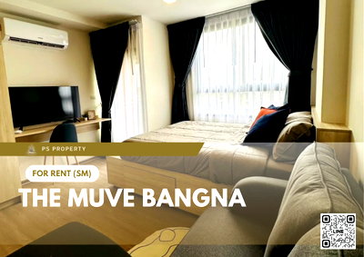 Condos for rent : For rent 🔥 The muve bangna 🔥 Fully furnished and equipped, near BTS Bangna