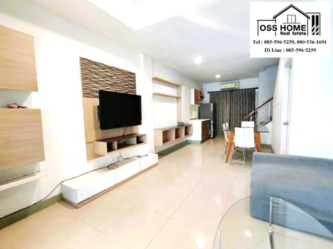 KT386 ให้เช่าทาวน์โฮม 3 ชั้น บ้านกลางเมือง เดอะปารีส พระราม 9 รามคำแหง ซอยกรุงเทพกรีฑา 7 ออกได้ทั้งซอยกรุงเทพกรีฑา 7 และรามคำแหง 60 ใกล้รถไฟฟ้า
