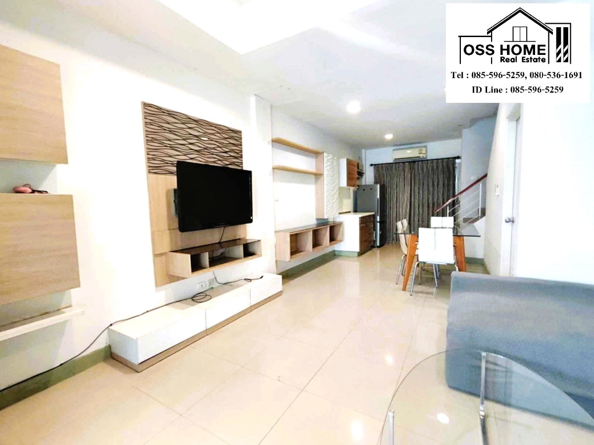 รูป KT386 ให้เช่าทาวน์โฮม 3 ชั้น บ้านกลางเมือง เดอะปารีส พระราม 9 รามคำแหง ซอยกรุงเทพกรีฑา 7 ออกได้ทั้งซอยกรุงเทพกรีฑา 7 และรามคำแหง 60 ใกล้รถไฟฟ้า - รูปที่ 1/10