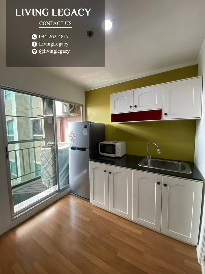 รูป TJE6A8 เช่าด่วน คอนโด Lumpini Place Srinakarin - Huamark Station 26 ตร.ม. | ชั้น 8 | 1 ห้องนอน | 1 ห้องน้ำ 7,500 บาท/เดือน line id : @livinglegacy - รูปที่ 7/10