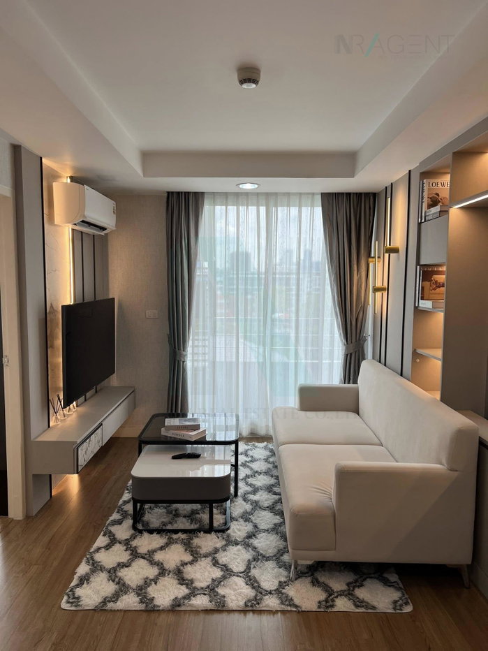 picture 🎉 For Rent Condo THE KRIS RATCHADA 17 Building 7, Floor 7,2 bed room, Room size 45 sqm - 2/8