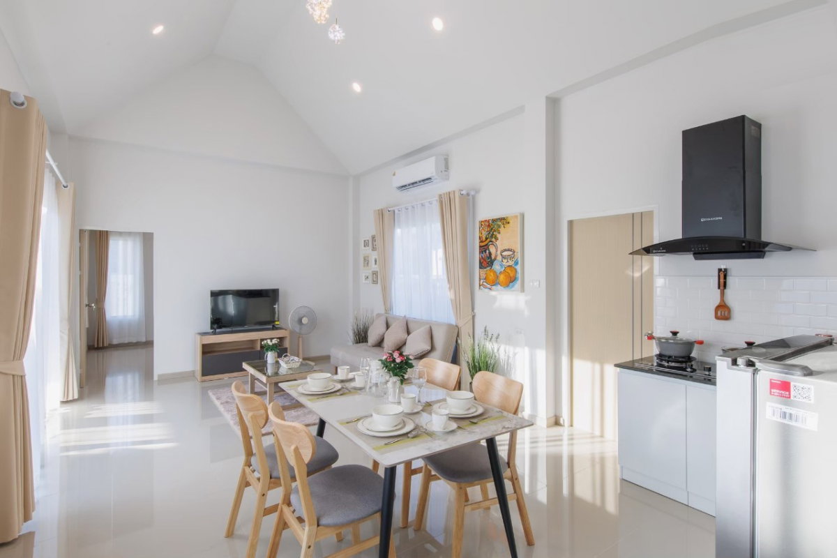 รูป 🏡✨ ให้เช่า Pool Villa ชั้นเดียว สร้างใหม่ บรรยากาศเงียบสงบ เดินทางสะดวก | หางดง เชียงใหม่ ✨🏊  AHD-V0105 - รูปที่ 5/12