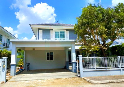 Houses for rent Bang Pu Industrial Estate : 📌 For Rent 2-story House VILLAGGIO SRINAKARIN - BANGNA 3 bedroom 3 bathroom