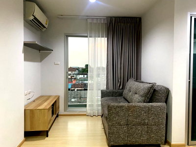 Condos for sale : Fully furnished condo for sale, The Prop Chaengwattana 12. Spacious area, open view, near Government Complex. 34 sq m, 5th floor.