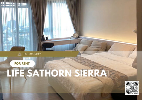 For rent 💥Life Sathorn Sierra💥, beautiful room, decorated, ready to move in. Complete with electrical appliances,  near BTS Talat Phlu 🚆