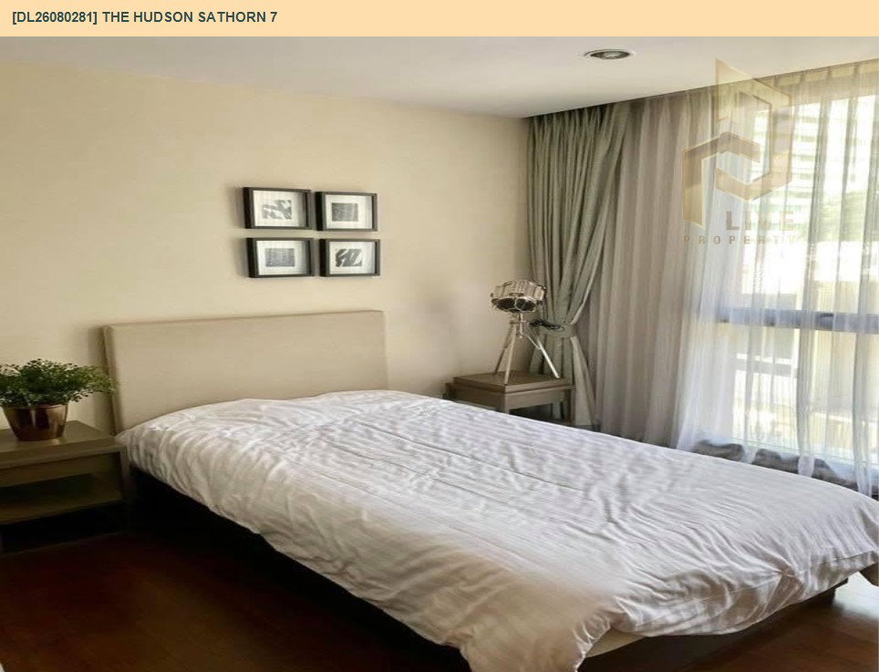 รูป DL26080281 ให้เช่าคอนโด เดอะ ฮัดสัน สาทร 7 (The Hudson Sathorn 7) ใกล้ BTS ช่องนนทรี พร้อมเข้าอยู่ โทรด่วน 0614453194 LineID @952jdxxk - รูปที่ 5/7