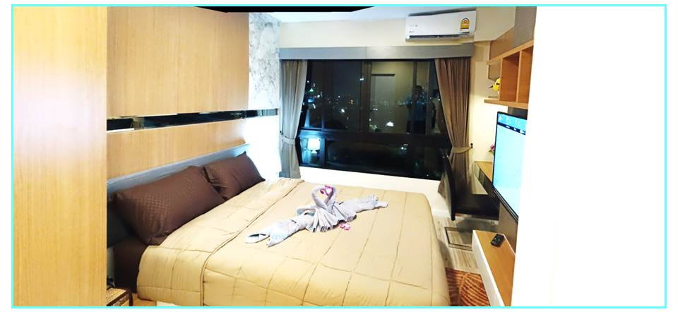 รูป ให้เช่า พลัสคอนโด ชั้น14 ห้องมุม วิวทะเล ศรีราชา พร้อมอยู่ - รูปที่ 9/27