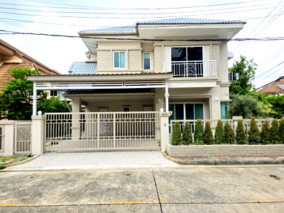 บ้านเดี่ยว กรุงเทพมหานคร : บ้านเดี่ยว หลังมุม ต้นโครงการ ทำเลดี หมู่บ้านไพรเวท รามอินทรา (Private Ramintra) ถนนปัญญาอินทรา บางชัน คลองสามวา ใกล้ห้างแฟชั่นไอส์แลนด์