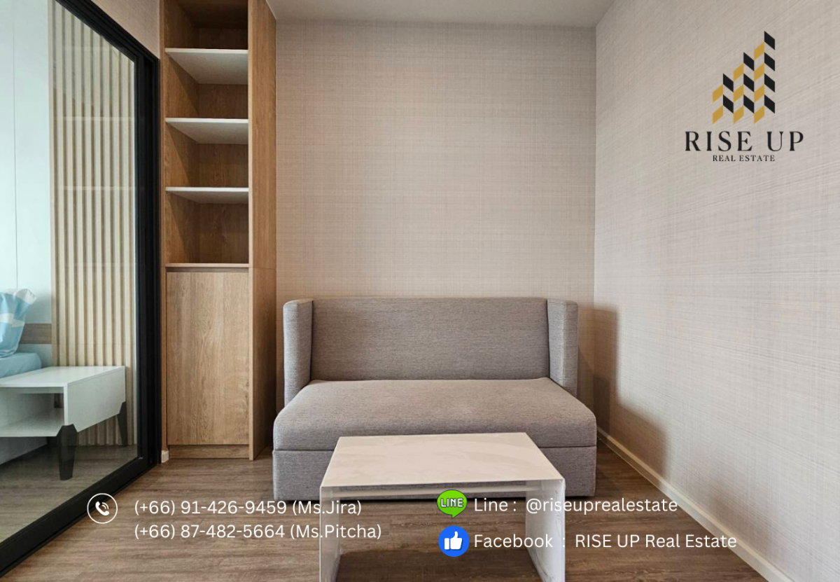 รูป คอนโดปล่อยเช่า 📣 Blue Sukhumvit 89 คอนโด 1 ห้องนอน 1 ห้องน้ำ, ขนาด 27 ตรม. 🔥 15,000 บาท/เดือน🔥	 - รูปที่ 2/11
