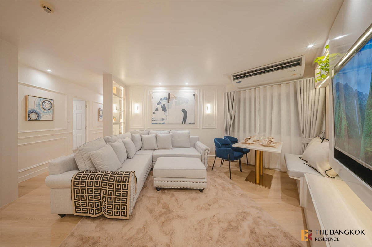 รูป เช่าคอนโด⭐Fortune Condo Town 2นอน 86ตร.ม. 55k ✨ รีโนเวทใหม่สวยมาก   - รูปที่ 2/10