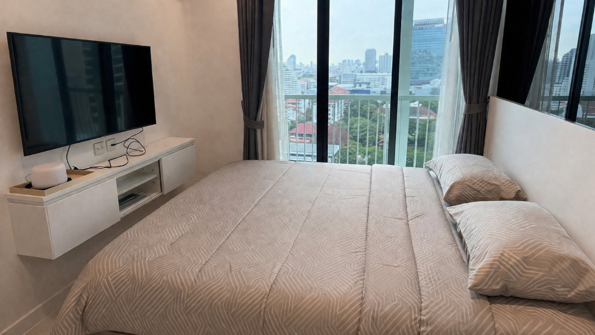 รูป ให้เช่า Noble Recole สุขุมวิท 19 | 1 ห้องนอน 35 ตร.ม. | ใกล้ BTS อโศก & MRT สุขุมวิท | เฟอร์ครบ - รูปที่ 1/8