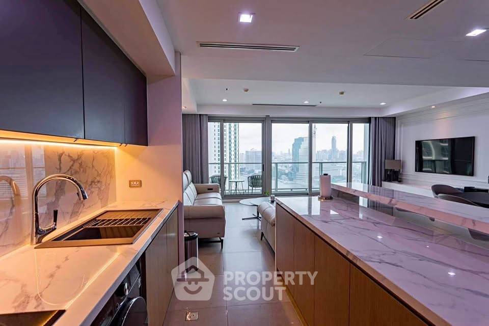 รูป ห้อง 2 ห้องนอน ชั้น 25 The River Condominium ใกล้ BTS สะพานตากสิน (ID 3168425) - รูปที่ 1/11