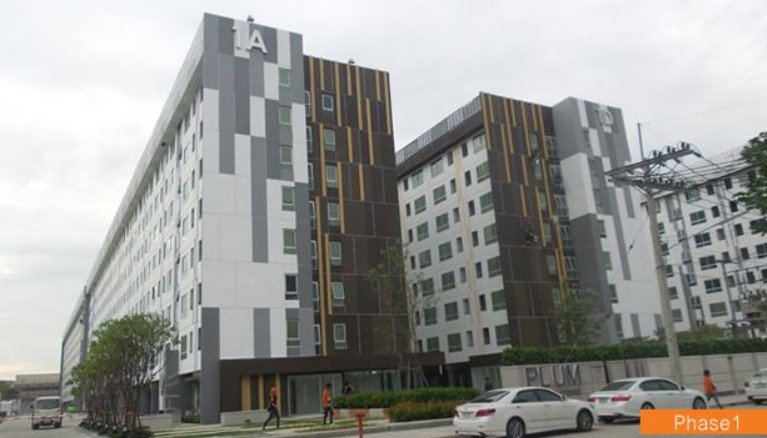 รูป  คอนโด พลัม พหลโยธิน 89 Plum Condo หน้าเมืองเอก ห้องสตูดิโอ เฟส1 ตีกB ชั้น4 ห้องขนาด 28.50 ตรม.  - รูปที่ 9/9