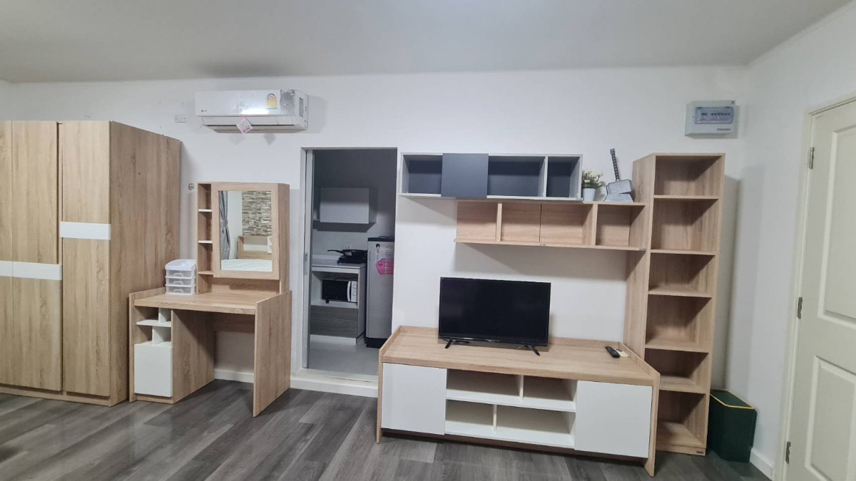 รูป cd1413 ให้เช่าคอนโด ชั้นสูง ห้องสวย ราคาถูก 8,000 บาท/เดือน (มีเครื่องซักผ้า) ดีคอนโด แคมปัส รีสอร์ท บางนา ใกล้ ม.เอแบค บางนา - รูปที่ 6/16