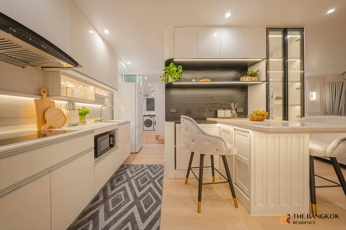 รูป เช่าคอนโด⭐Fortune Condo Town 2นอน 86ตร.ม. 55k ✨ รีโนเวทใหม่สวยมาก   - รูปที่ 9/10