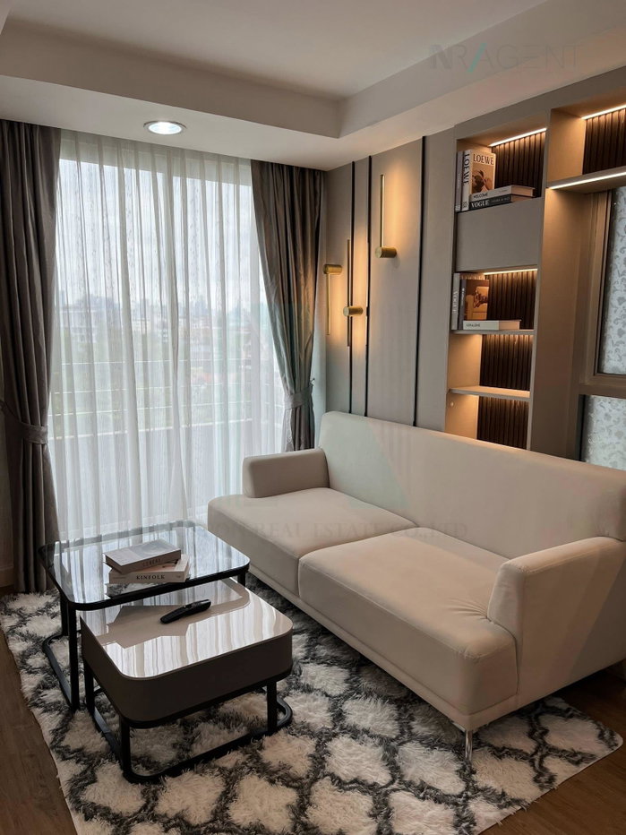 picture 🎉 For Rent Condo THE KRIS RATCHADA 17 Building 7, Floor 7,2 bed room, Room size 45 sqm - 1/8