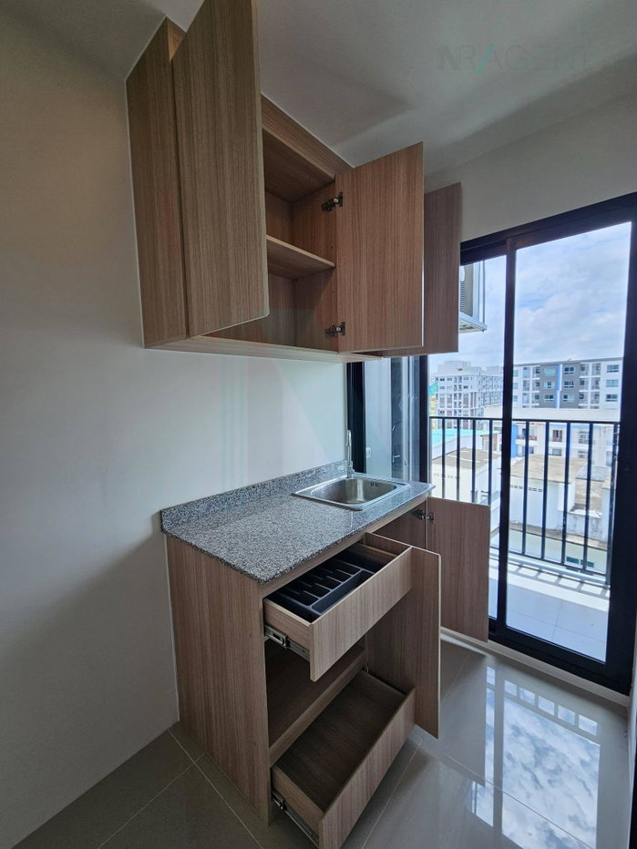 picture ð For Rent Condo THE ORIGIN BANGKAE Building D, Floor 7,Studio, Room size 24 sqm - 6/8