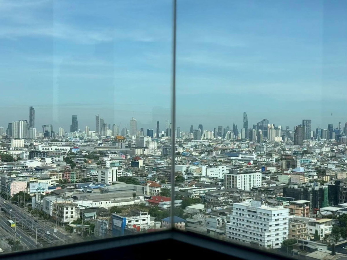 picture RS7320 For Rent: U Delight Residence Riverfront, stunning river view from a high floor, near BTS Krung Thon Buri. - 18/18