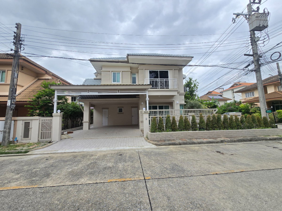 รูป บ้านเดี่ยว หลังมุม ต้นโครงการ ทำเลดี หมู่บ้านไพรเวท รามอินทรา (Private Ramintra) ถนนปัญญาอินทรา บางชัน คลองสามวา ใกล้ห้างแฟชั่นไอส์แลนด์ - รูปที่ 3/38