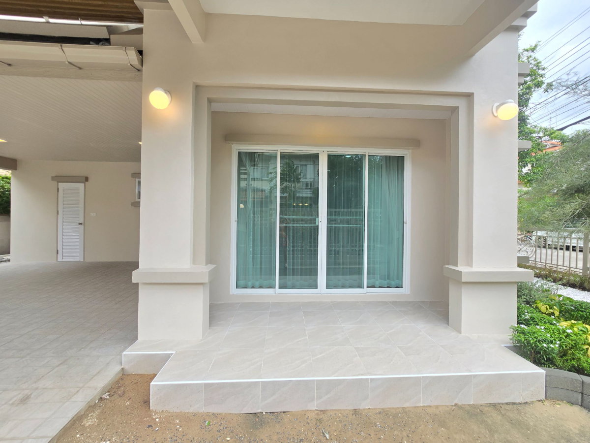 รูป บ้านเดี่ยว หลังมุม ต้นโครงการ ทำเลดี หมู่บ้านไพรเวท รามอินทรา (Private Ramintra) ถนนปัญญาอินทรา บางชัน คลองสามวา ใกล้ห้างแฟชั่นไอส์แลนด์ - รูปที่ 35/38