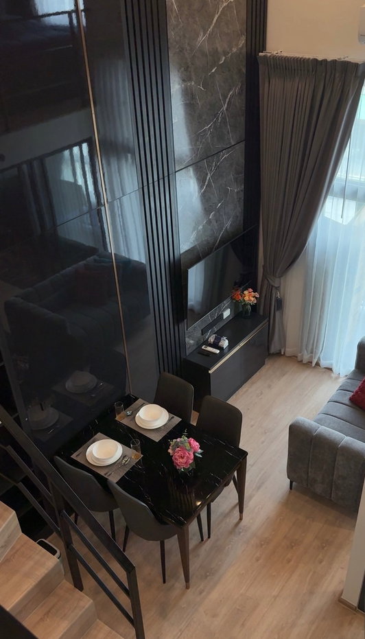 รูป Ideo Rama 9–Asoke  ห้อง Duplex ชั้น 30  2 ห้องนอน 52 ตร.ม. วิวแยกพระราม 9 ทักไลน์ @081mrzsz - รูปที่ 4/8
