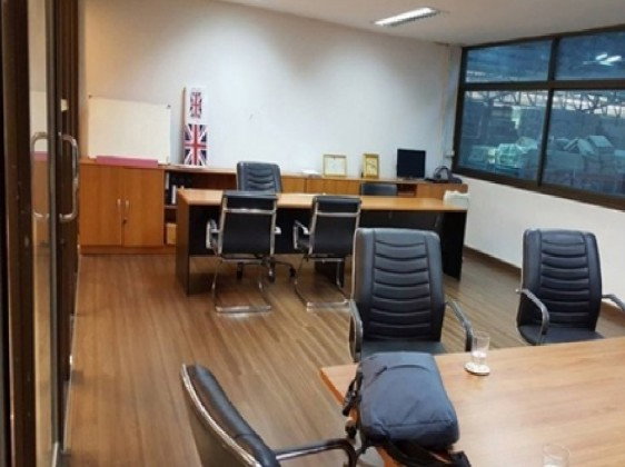 รูป ให้เช่าโกดัง / โรงงาน พร้อมสำนักงาน / ทำเล ลำลูกกา คลอง 10 / พื้นที่ใช้สอย 5000 ตารางเมตร / รถเทรลเลอร์ 40 ฟุต เข้าออก ได้ - รูปที่ 7/12