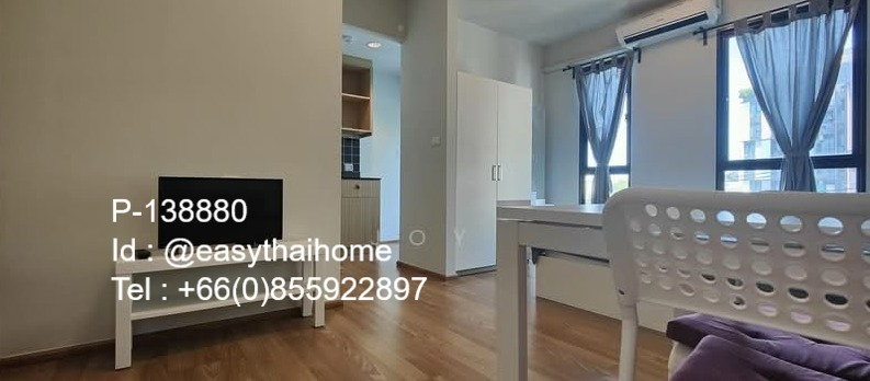 รูป P-138880 ให้เช่า  ยูนิโอ สุขุมวิท 72 | ห้องสตูดิโอ | วิวเมือง  | ใกล้ BTS แบริ่ง | พร้อมเข้าอยู่ 📞 Line ID: @easythaihome | 085-592-2897 - รูปที่ 8/9