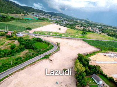 Land for sale  Nong Phran Phuk Prachuap Khiri Khan : 33944 sqm land in Thap Tai Hua Hin with main road frontage
