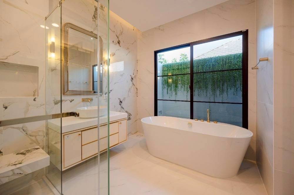 รูป ขายบ้านเดี่ยว 2 ชั้น หมู่บ้านนันทวัน พระราม 9 - กรุงเทพกรีฑาตัดไหม่ พร้อมเข้าอยู่ (N.2186) - รูปที่ 2/7