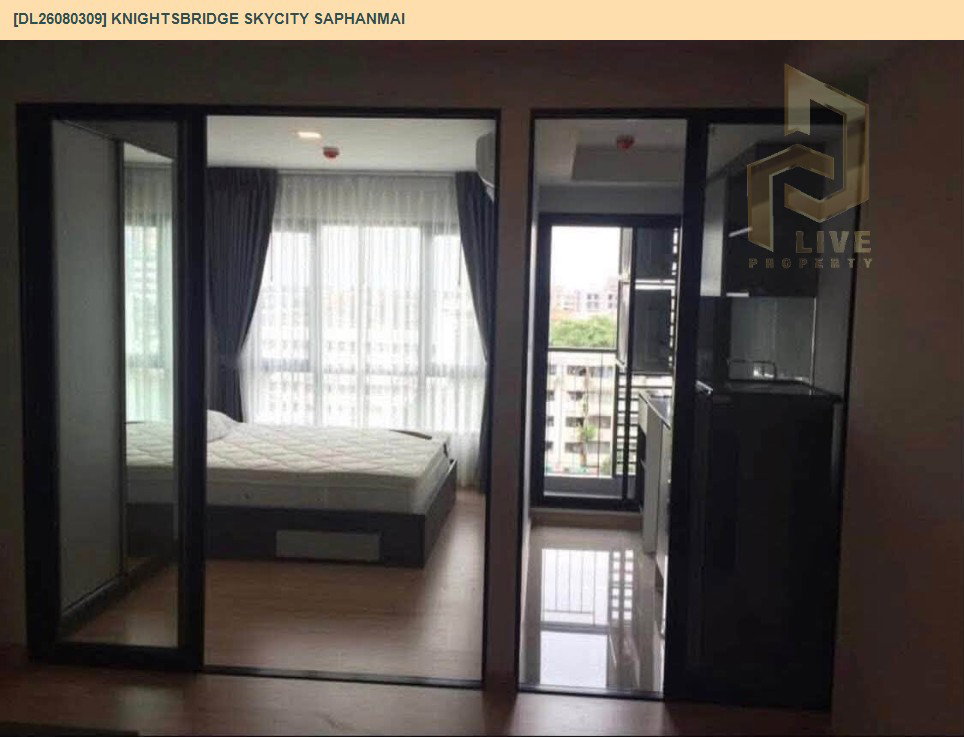 รูป DL26080309 ให้เช่าคอนโด ไนท์บริดจ์ สกายซิตี้ สะพานใหม่ (Knightsbridge Skycity Saphanmai) ใกล้ BTS สายหยุด พร้อมเข้าอยู่ โทรด่วน 0638692663 LineID @952jdxxk - รูปที่ 6/8