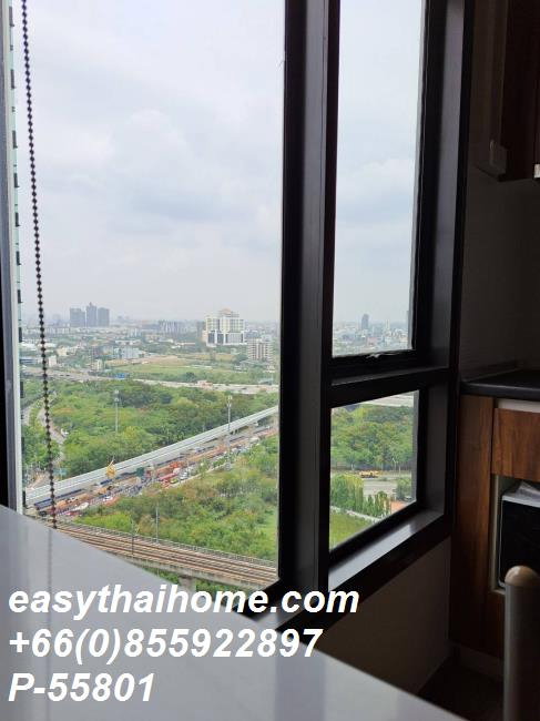 รูป P-55801 ให้เช่า (ริชพาร์ค @ ทริปเปิ้ล สเตชั่น) | วิวเมือง ใกล้ Airport Rail Link หัวหมาก | พร้อมเข้าอยู่ 📞 Line ID: @easythaihome | 085-592-2897 - รูปที่ 5/15