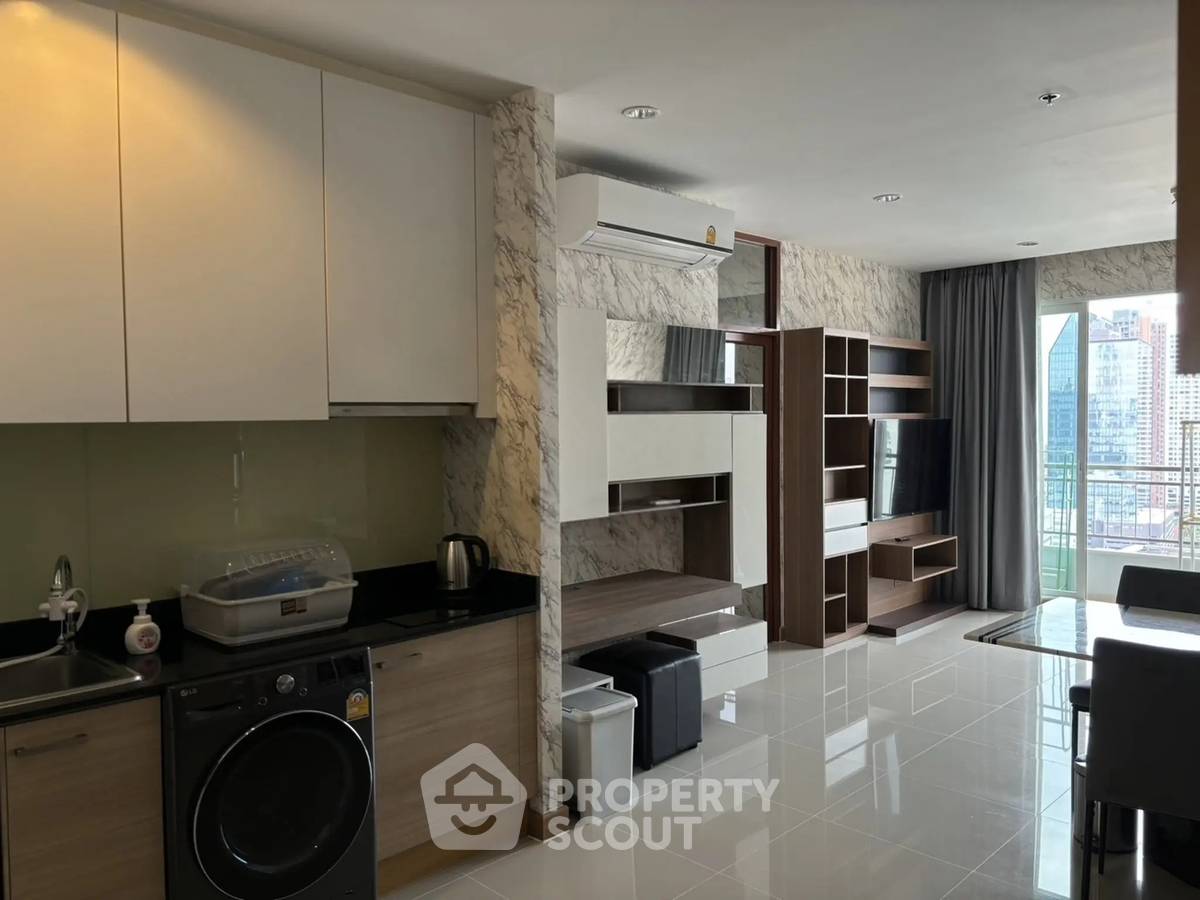รูป ชั้น 25 คอนโด 2 ห้องนอน Circle Condominium ใกล้ MRT เพชรบุรี (ID 2447936) - รูปที่ 4/8