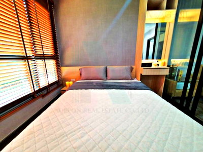 Condos for rent : 🎊 For rent condo THE BASE PARK WEST SUKHUMVIT 77 Building 1, Floor 1,1 bed room, Room size 26.00 sqm