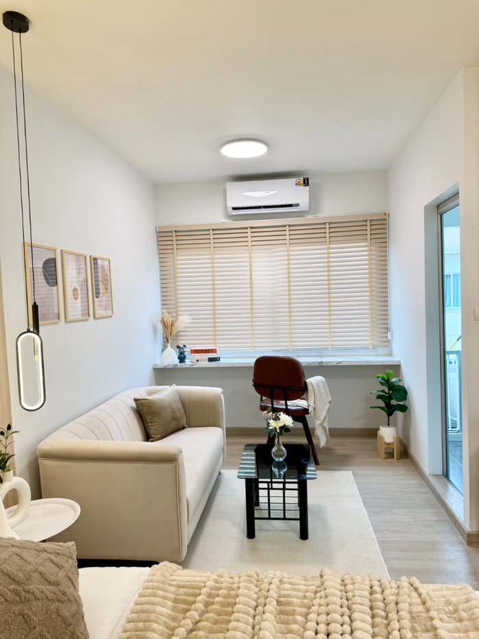 รูป 🔥 ขาย! ห้องรีโนเวทใหม่ พร้อมอยู่ 🧳✨ 🏢 Condo A Space Sukhumvit 77 (BK041) - รูปที่ 1/9