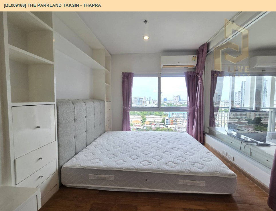 รูป DL009166 ให้เช่าคอนโด เดอะ พาร์คแลนด์ ตากสิน - ท่าพระ (The Parkland Taksin - Thapra) ใกล้ BTS ตลาดพลู พร้อมเข้าอยู่ โทรด่วน 0614453194 LineID @952jdxxk - รูปที่ 4/20